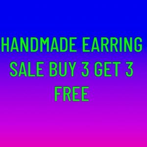 Handmade nwt rare designer luxury earrings buy 3 get 3 free!!!!!!I free🆓🆓🆓
